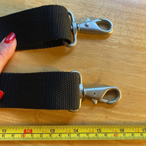 Pathfinder 32-46” black silver canvas strap in good condition #bl9 - Picture 6 of 9